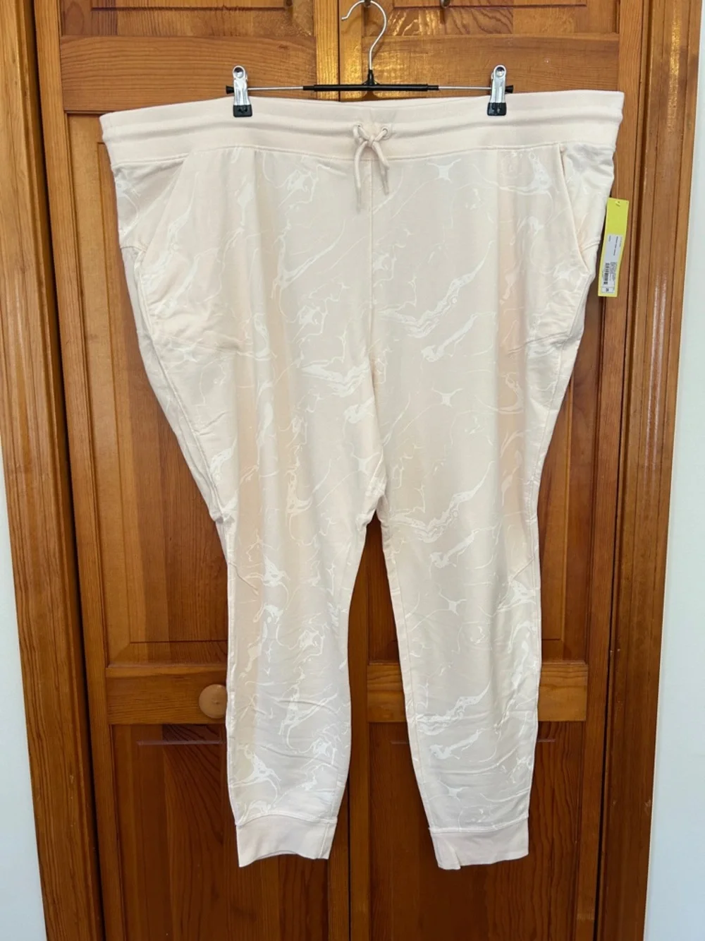 All in Motion Ivory French Terry Joggers Plus 3X NWT | Soft Knit Pull‑On Pants